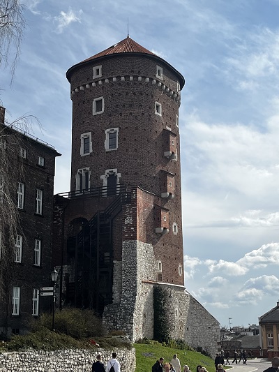 Baszta Sandomierska na Wawel w Krakowie