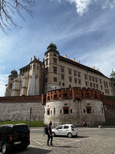 Zamek Królewski od strony Domu Długosza